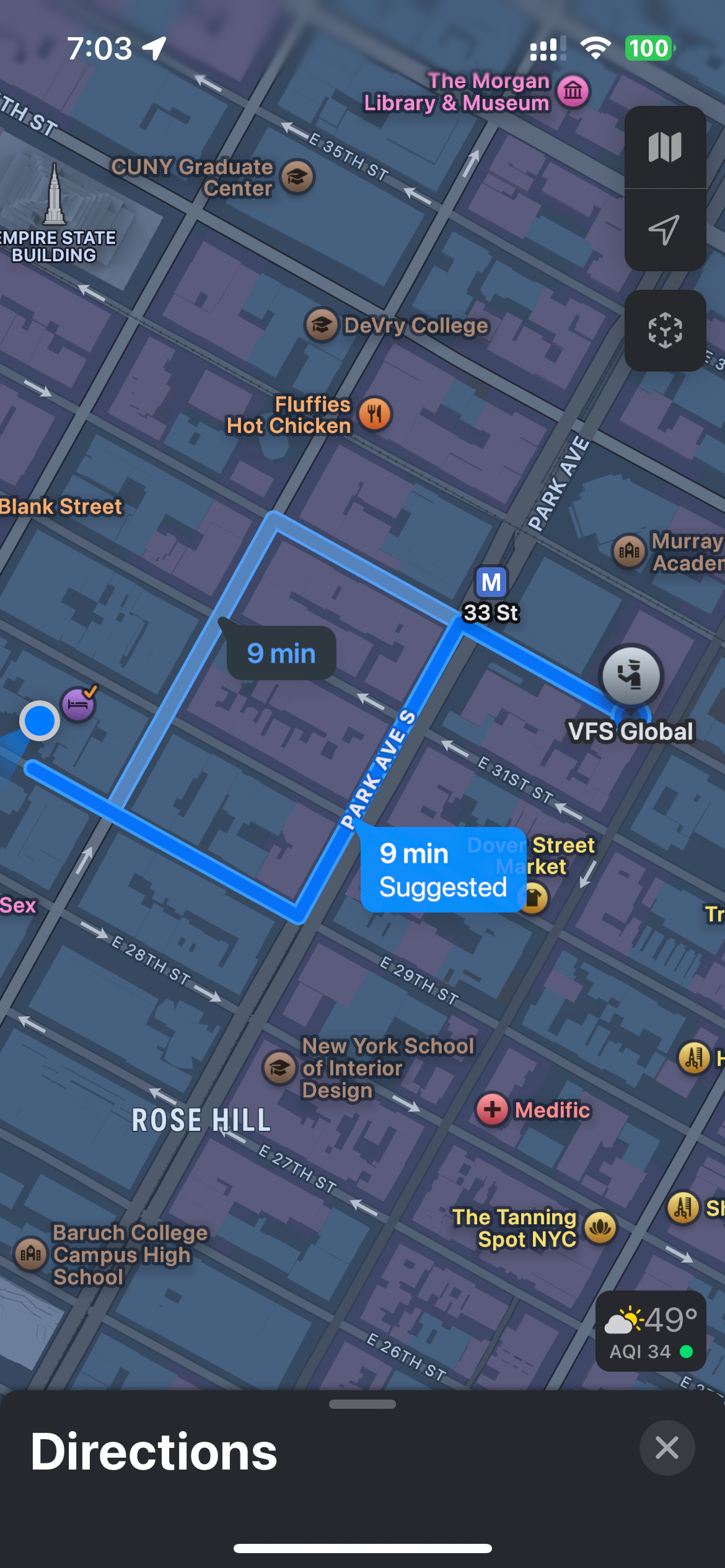 map from hotel to vfs.global